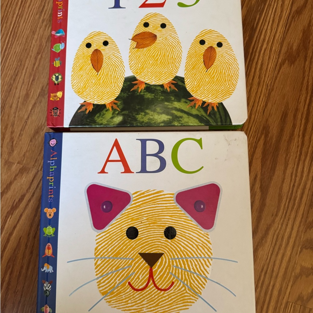 ABC & 123 Board Books - Yellow Covers